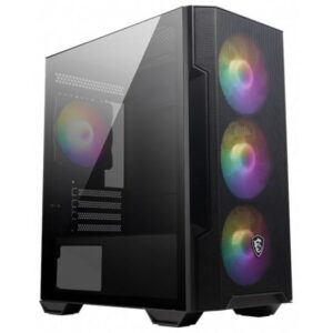 Корпус MSI MAG FORGE M100R  1xUSB 3.0, 2xUSB 2.0, 4x120mm ARGB Fan, ARGB Control Board, Tempered Gla - купить недорого в Луганске в интернет-магазине КЛИК