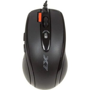 Мышь проводная A4Tech X-710BK черный, 2000 dpi, USB, кнопки - 7 - купить недорого в Луганске в интернет-магазине КЛИК