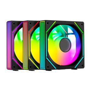 Вентилятор для корпуса Fan Ocypus Gaммa F12 UNI BK ARGb 3 IN 1 PWM черный - купить недорого в Луганске в интернет-магазине КЛИК