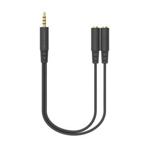 Адаптер аудио A4Tech AD-3P 2xJack 3.5 (f)/Jack 3.5 (m) 0.2м. черный - купить недорого в Луганске в интернет-магазине КЛИК