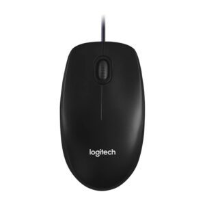 Мышь проводная Logitech M100/100R DARK/GREY (темно-серая/черная), 1000 dpi, USB, кнопки - 3 - купить недорого в Луганске в интернет-магазине КЛИК