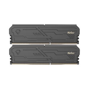 Оперативная память Netac Shadow III, DDR4, 16GB (2x8GB), 3200 MHz, CL16, с радиатором, чёрный