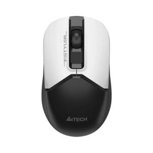 Мышь беспроводная A4Tech Fstyler FG12 белый/черный, 1200 dpi, радиоканал, USB, кнопки - 3