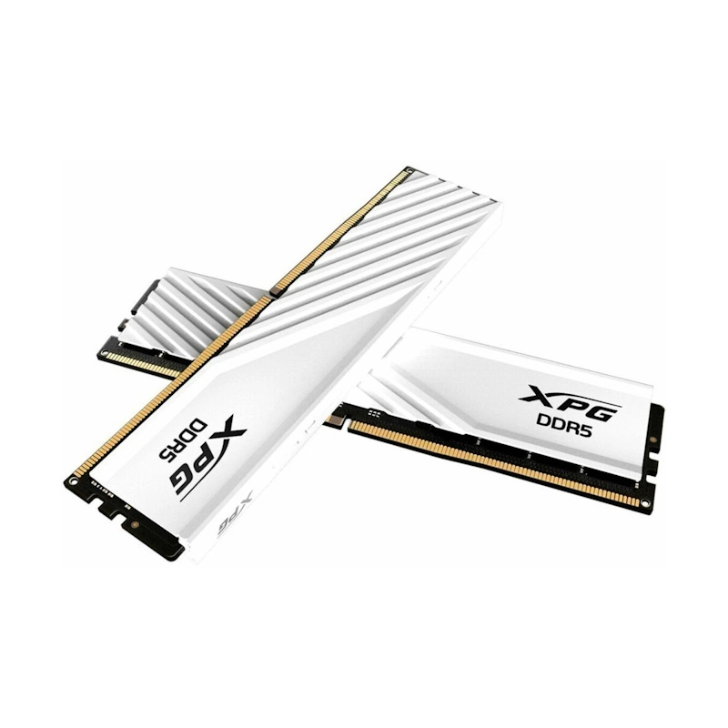 Оперативная память XPG Lancer Blade, DDR5, 32GB (2x16GB), 5600MHz, CL46, DIMM, с радиаторами, белый Оперативная память XPG Lancer Blade, DDR5, 32GB (2x16GB), 5600MHz, CL46, DIMM, с радиаторами, белый - фото 2